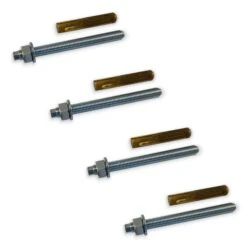 Funtec Befestigungs-Set Für Beachvolleyball Bodenhüslsen