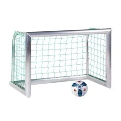 Sport-Thieme Mini-Fußballtor "Professional Kompakt", Alu-Naturblank