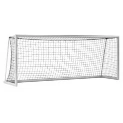 Sport-Thieme Jugend-Fußballtor "Kompakt Plus", Weiß Einbrennlackiert, Transportabel